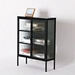 glass sideboard table