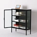 glass sideboard table